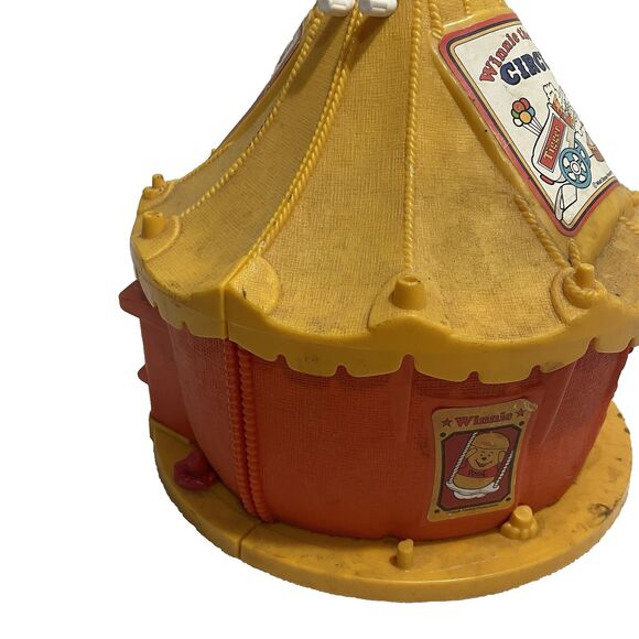 Vintage 1977 Disney Weebles Winnie The Pooh Circus Flawed only tent - Picture 6 of 15